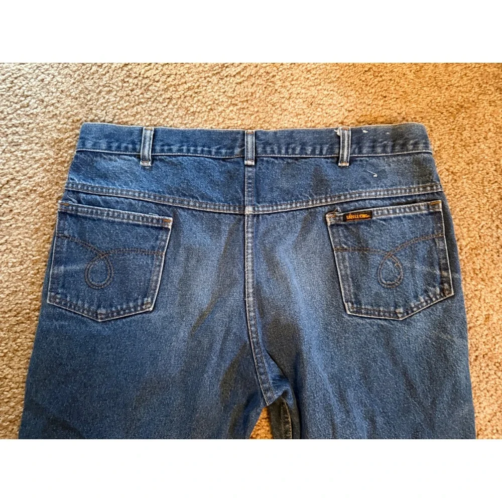 Vintage Men's Saddle King ‎ Relaxed Fit Blue Denim Jeans